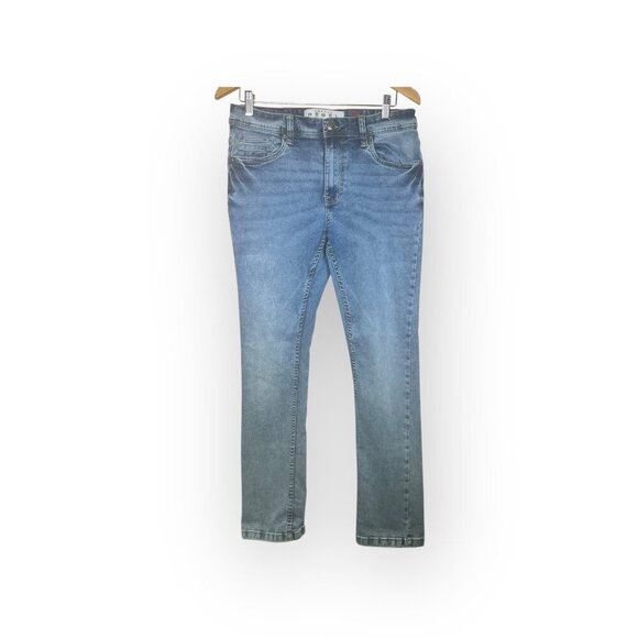 ARTFUL REBEL Jeans Mens 32 x 30 Slim Fit Straight Stretch Medium Wash - Picture 1 of 11